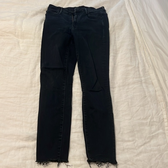 Mother Black Skinny Jeans - Picture 5 of 7